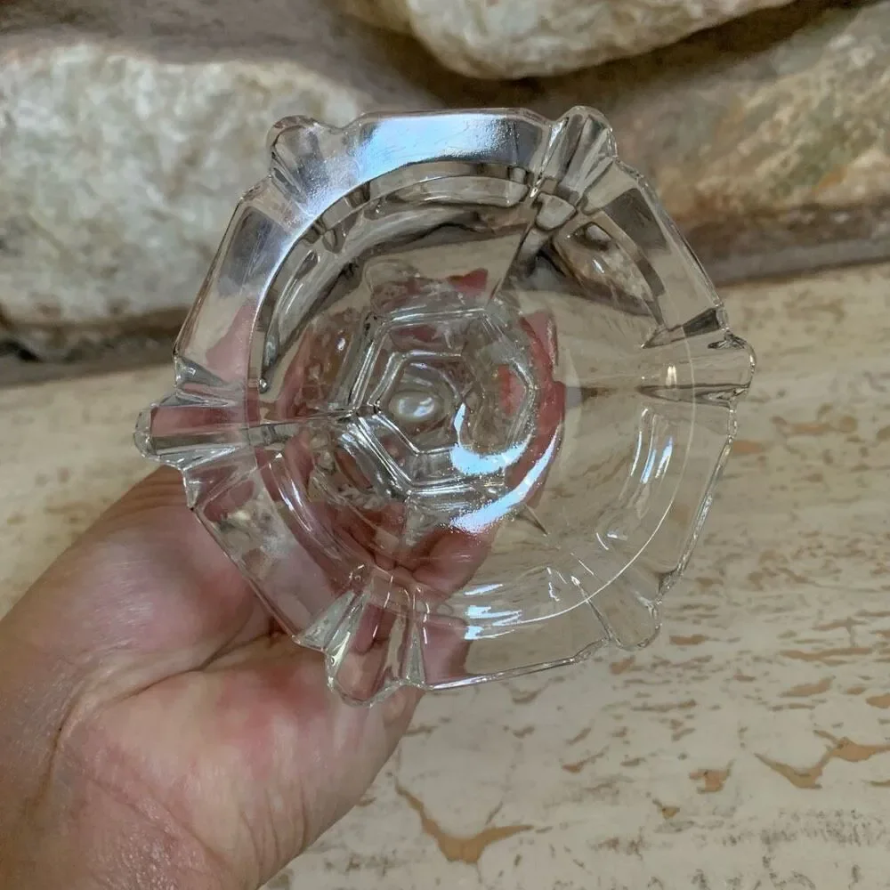 Vintage Fifth Avenue Naples crystal candle stick holder
